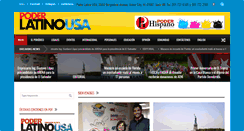 Desktop Screenshot of poderlatinousa.com